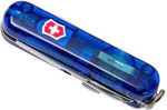 Couteau suisse Victorinox Signature Lite bleu translucide 58mm 7 fonctions