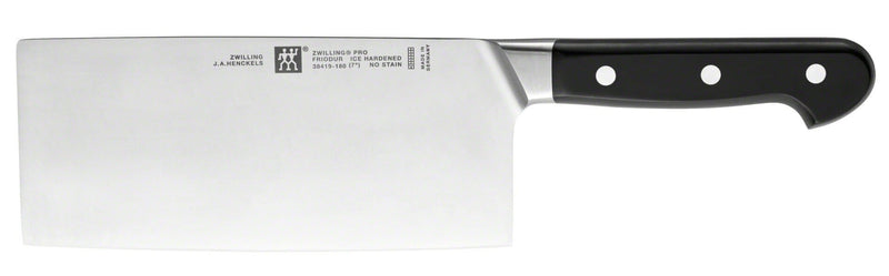 Couperet chinois Zwilling Pro forgé 18cm
