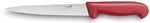 Couteau à dénerver professionnel Déglon Profil lame flexible 20cm - manche rouge