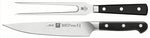 Coffret à découper Zwilling Pro forgé - 1 fourchette à viande + 1 couteau à trancher