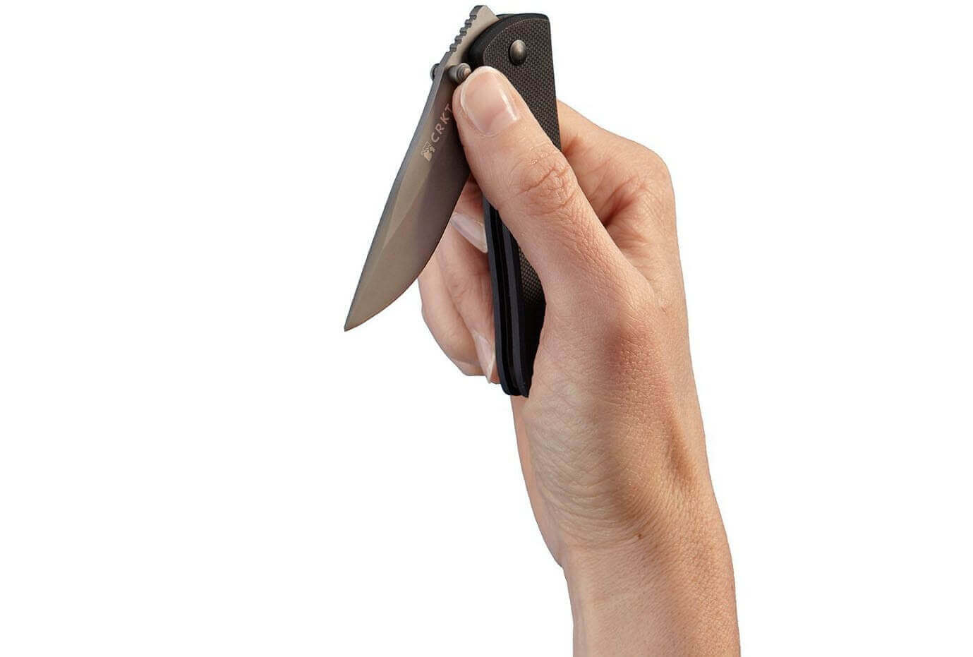 Couteau pliant CRKT DRIFTER 6450K manche noir 9,3cm