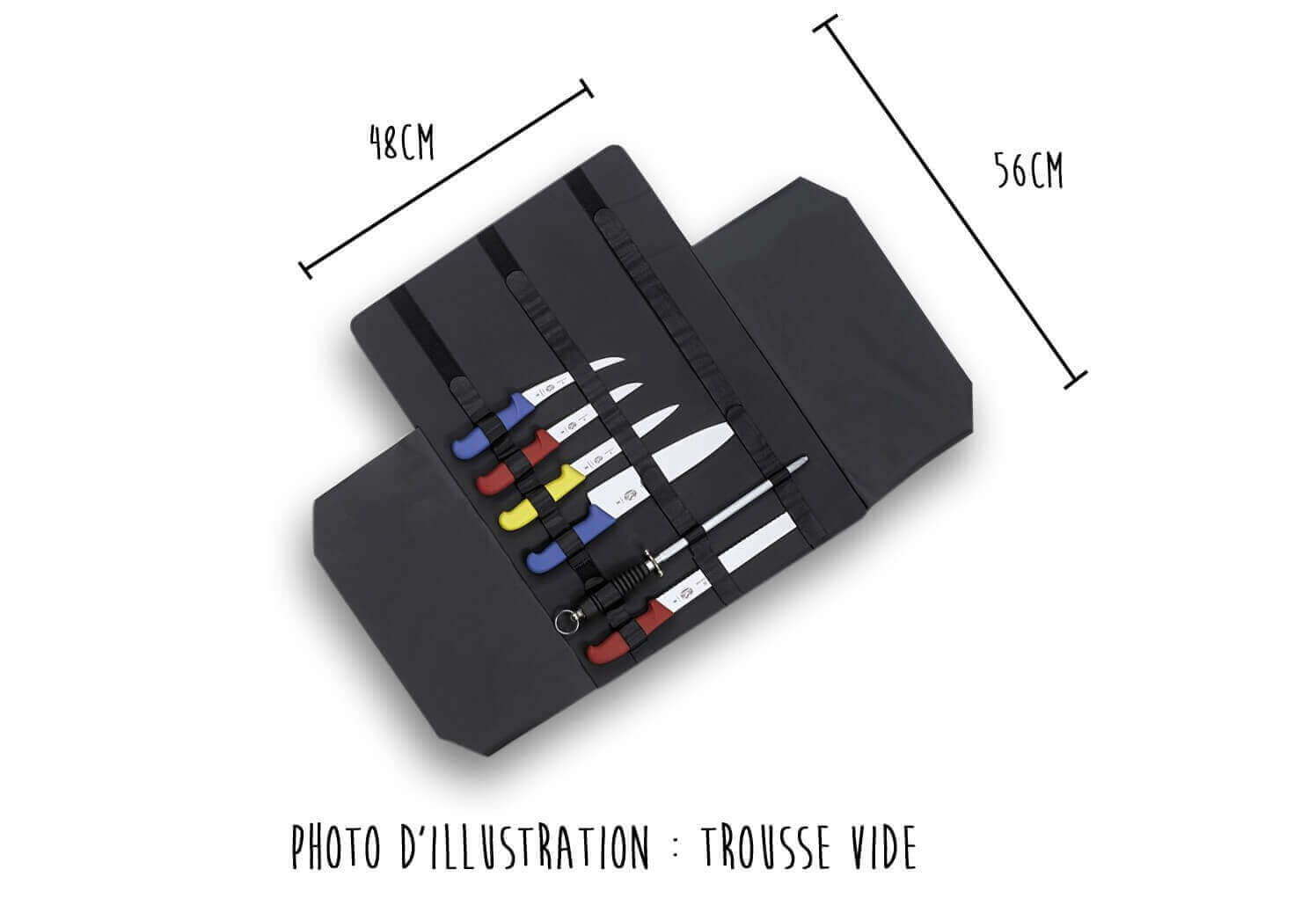 Trousse vide Victorinox pour 6 couteaux et ustensiles de cuisine
