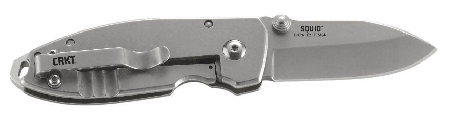 Couteau pliant CRKT SQUID 2490 manche acier inox 8,8cm