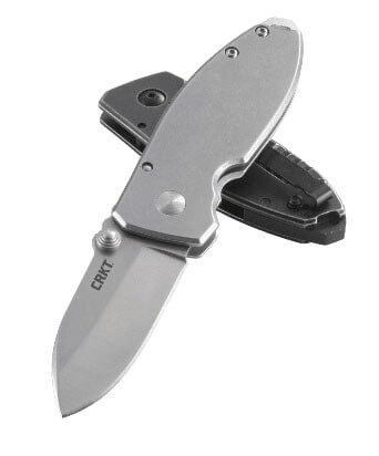 Couteau pliant CRKT SQUID 2490 manche acier inox 8,8cm