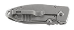 Couteau pliant CRKT SQUID 2490 manche acier inox 8,8cm