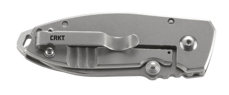 Couteau pliant CRKT SQUID 2490 manche acier inox 8,8cm