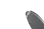 Couteau pliant CRKT SQUID 2490 manche acier inox 8,8cm