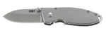 Couteau pliant CRKT SQUID 2490 manche acier inox 8,8cm