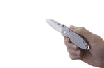 Couteau pliant CRKT SQUID 2490 manche acier inox 8,8cm