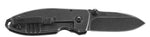 Couteau pliant CRKT SQUID 2490KS manche acier inox noir 8,8cm