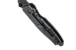 Couteau pliant CRKT SQUID 2490KS manche acier inox noir 8,8cm