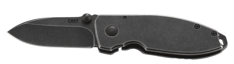 Couteau pliant CRKT SQUID 2490KS manche acier inox noir 8,8cm