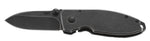 Couteau pliant CRKT SQUID 2490KS manche acier inox noir 8,8cm