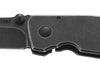 Couteau pliant CRKT SQUID 2490KS manche acier inox noir 8,8cm
