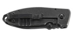 Couteau pliant CRKT SQUID 2490KS manche acier inox noir 8,8cm