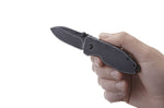 Couteau pliant CRKT SQUID 2490KS manche acier inox noir 8,8cm