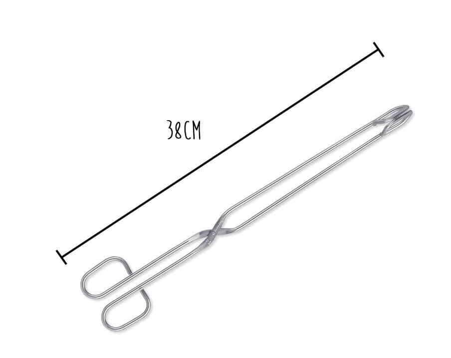Pince de cuisine Triangle 38cm acier inox