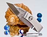Couteau pliant MCUSTA Kamon MC-83 tout acier motif Grue 7.5cm