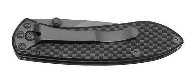 Couteau pliant BUCK NOBLEMAN n°327CFS manche fibre de carbone 9cm
