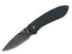 Couteau pliant BUCK NOBLEMAN n°327CFS manche fibre de carbone 9cm