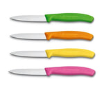 Boite de 20 couteaux d'office Victorinox SwissClassic multicolores lames droites 8cm