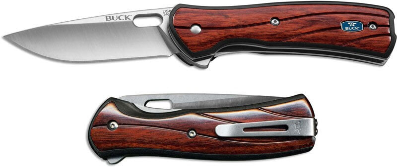 Couteau pliant BUCK VANTAGE AVID 0346RWS manche palissandre 11cm