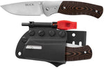 Couteau pliant BUCK SELKIRK 836BRS manche micarta 13cm + accessoires