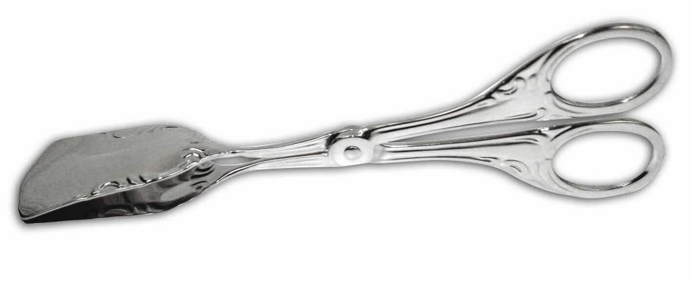 Pince à gâteaux décorée 18cm en acier inoxydable