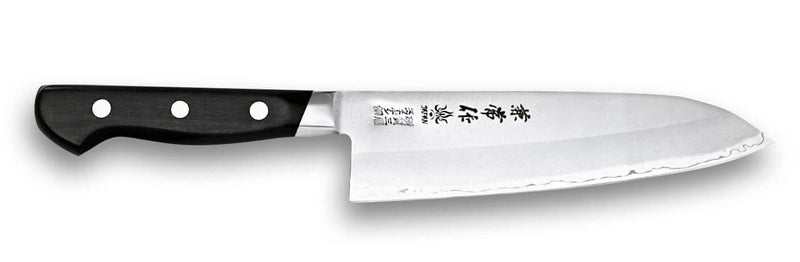 Couteau santoku japonais Japan Kanetsune 18cm acier Sandvik