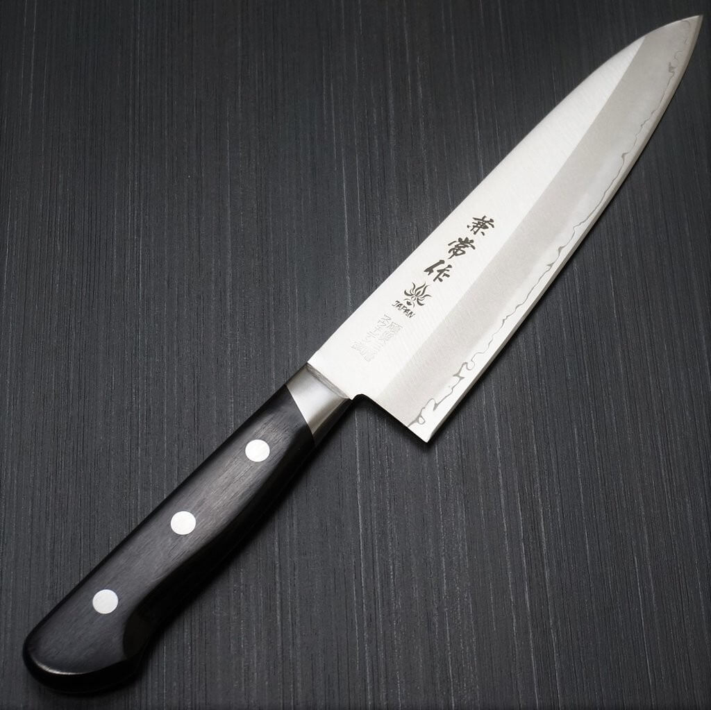 Couteau de chef japonais Japan Kanetsune 18.5cm acier Sandvik