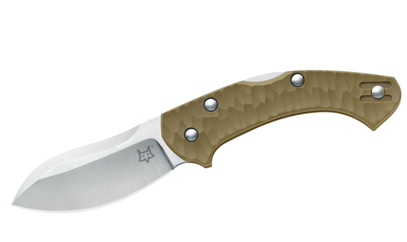 Couteau pliant FOX Zero FX-305G manche martelé beige 10cm