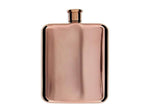 Flasque inox finition or rose avec bouchon à vis - 180ml
