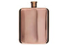 Flasque inox finition or rose avec bouchon à vis - 180ml