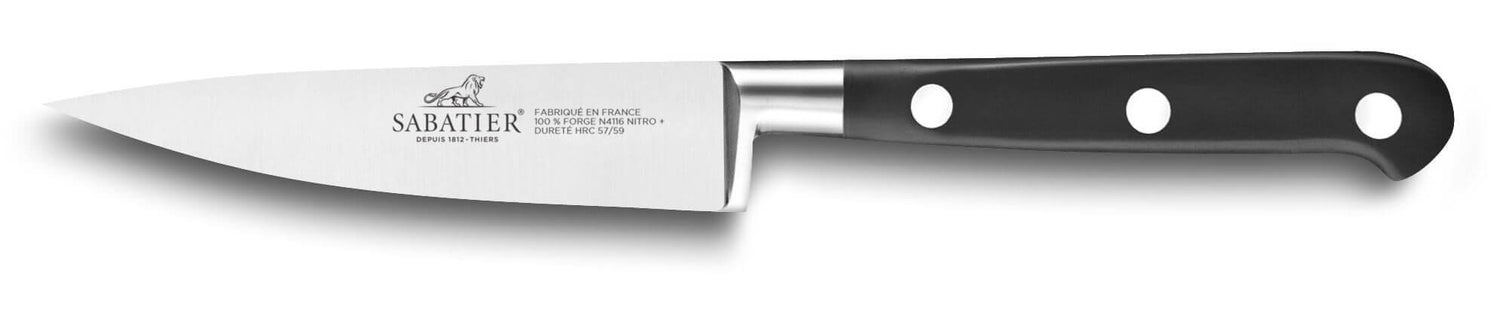 Coffret 3 couteaux français SABATIER Idéal Inox 100% forgé Chef+Universel+Office