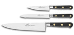 Coffret 3 couteaux SABATIER Idéal Laiton 100% forgé et français