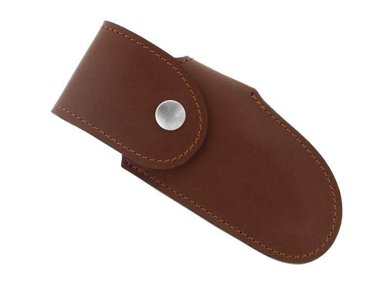 Etui Max Capdebarthes Le Montagnard en cuir Pérou pour manche jusqu'à 14cm
