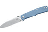 Couteau pliant FOX Terzuola FX-525TI BL manche titane bleu 11cm + étui