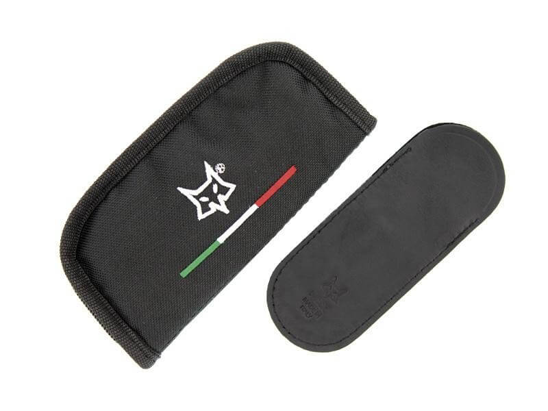 Couteau pliant FOX Terzuola FX-525DB Damas manche bocote 11cm + étui