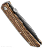Couteau pliant FOX Terzuola FX-525DB Damas manche bocote 11cm + étui