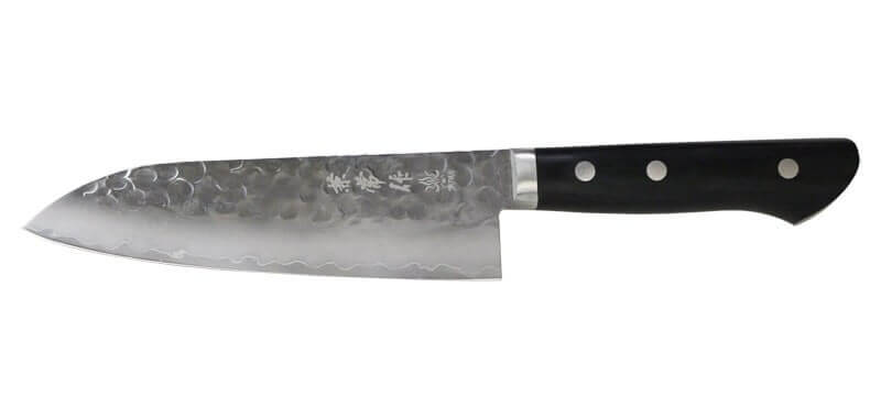 Couteau santoku 16,5cm Japan Kanetsune acier VG1 martelé