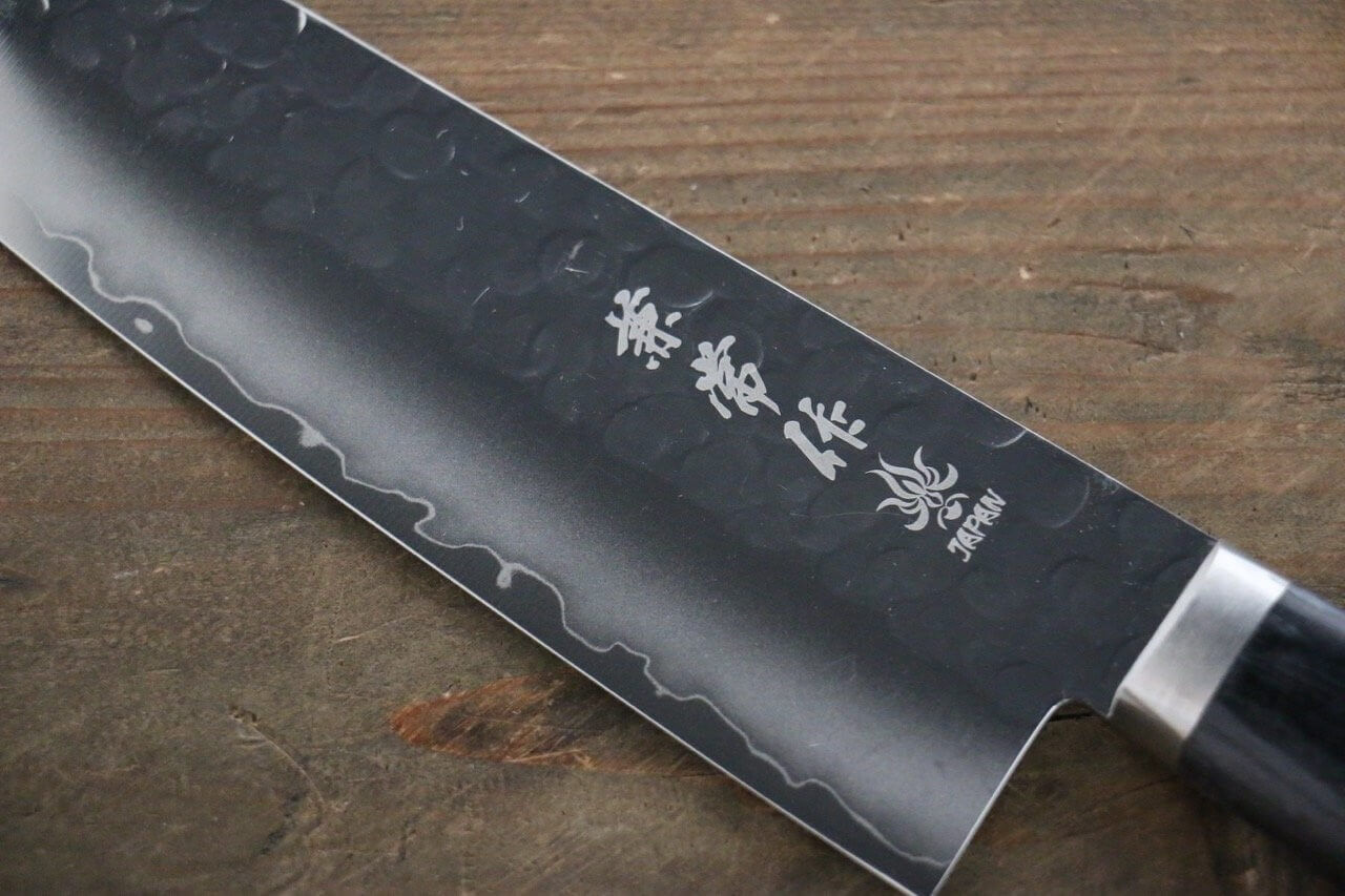 Couteau santoku 16,5cm Japan Kanetsune acier VG1 martelé