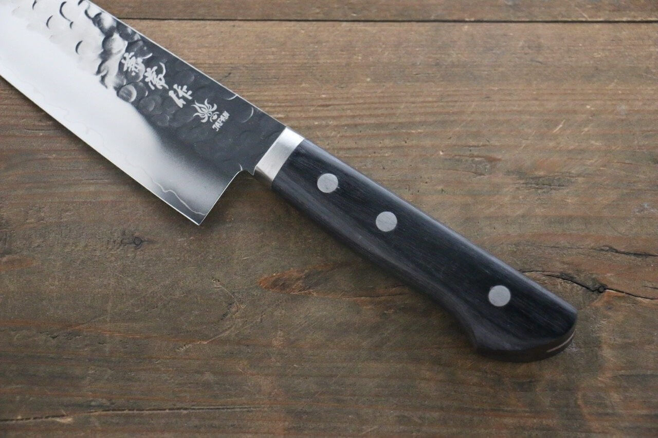 Couteau santoku 16,5cm Japan Kanetsune acier VG1 martelé