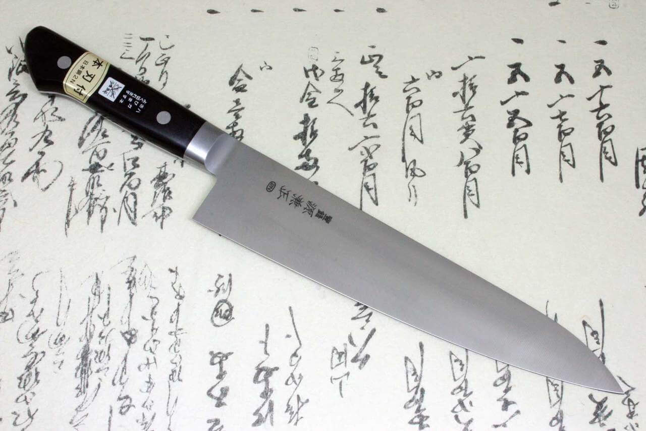 Couteau de chef 21cm Japan Kanetsune acier carbone 2N