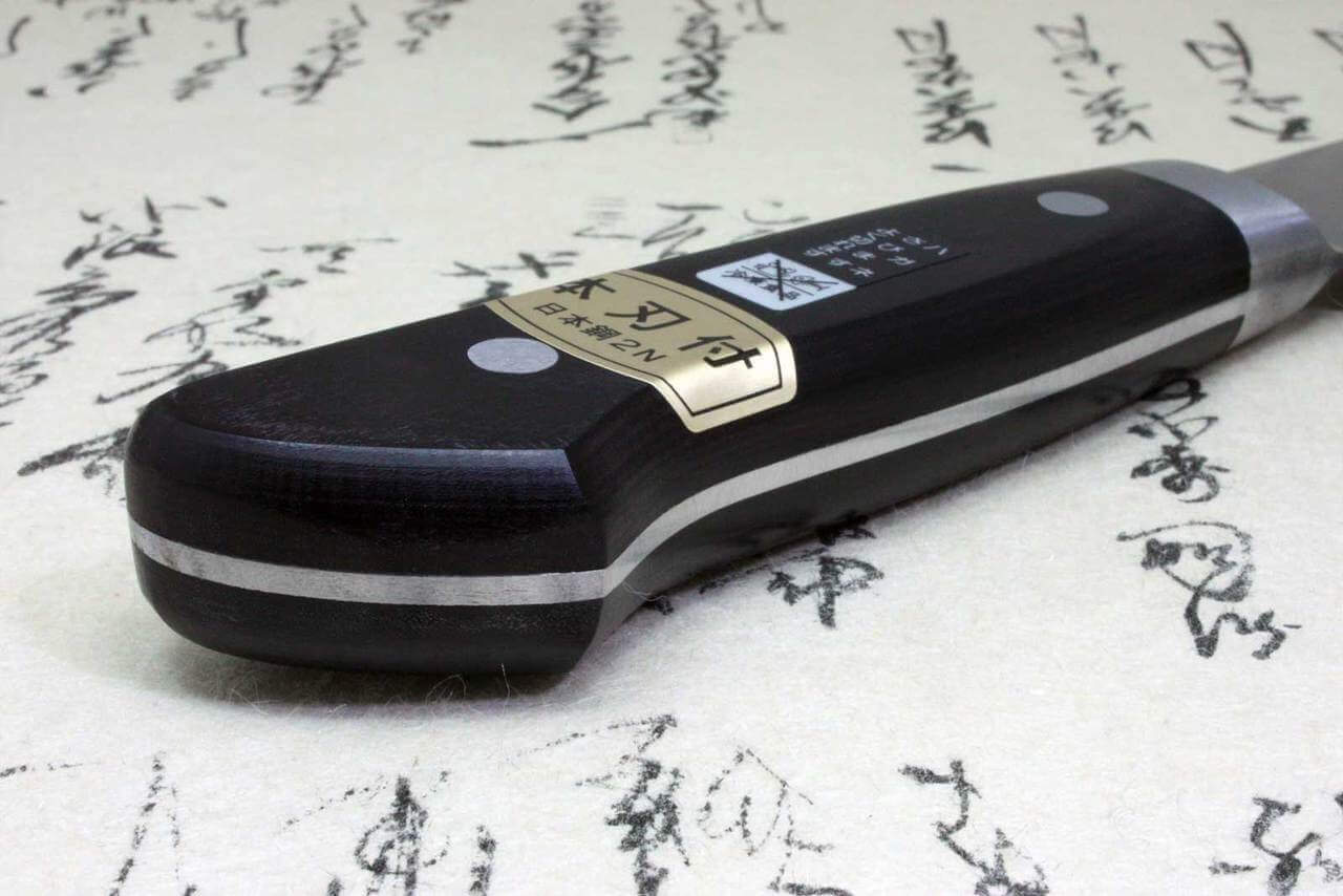 Couteau de chef 27cm Japan Kanetsune acier carbone 2N