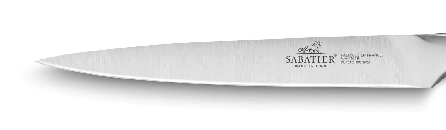 Couteau filet de sole Sabatier Fuso Nitro+ lame flexible Sandvik 20cm tout inox