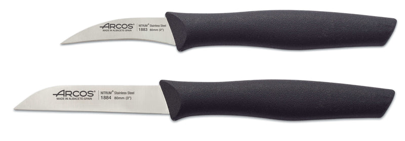 Set 2 couteaux Arcos Nova 1 bec d'oiseau 6cm + 1 office droit 8cm
