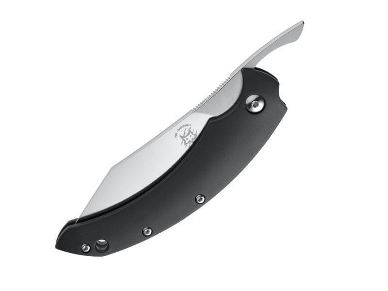 Couteau pliant FOX Bastinelli FX-518B noir Compact Dragotac 11cm + étui