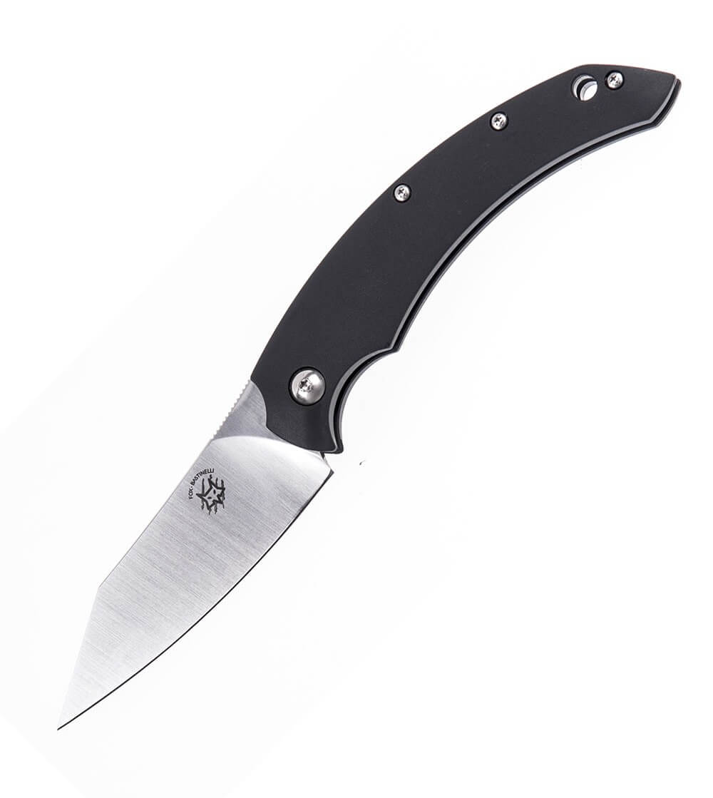 Couteau pliant FOX Bastinelli FX-518B noir Compact Dragotac 11cm + étui