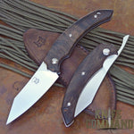 Couteau pliant FOX Bastinelli Dragotac FX-518ZW bois ziricote 11cm + étui