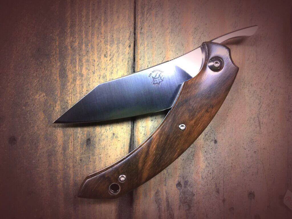 Couteau pliant FOX Bastinelli Dragotac FX-518ZW bois ziricote 11cm + étui